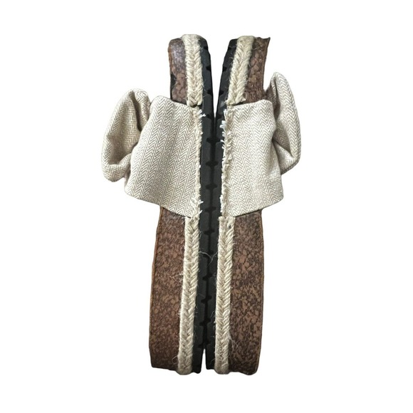 Lulus Womens Hellena Beige Knotted Slide Sandals, Size 8 - Picture 4 of 12